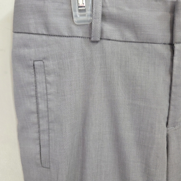 ⭐️Banana Republic 718 Martin Fit Gray Trousers Classic Straight-Leg Size 4 - Picture 3 of 6
